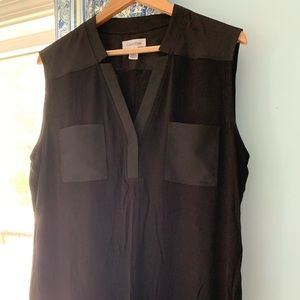 Sleeveless jersey top